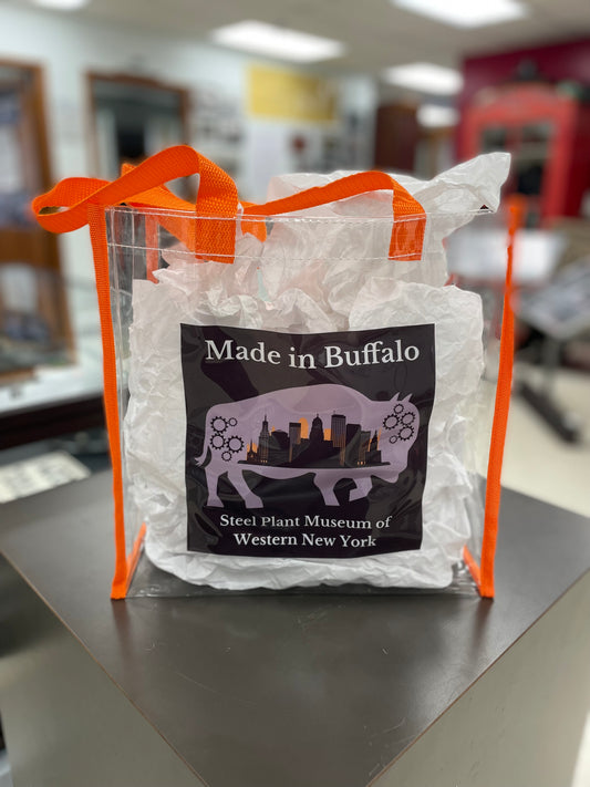 Steel Plant Museum "Made In Buffalo" Clear Plastic Stadium Bag