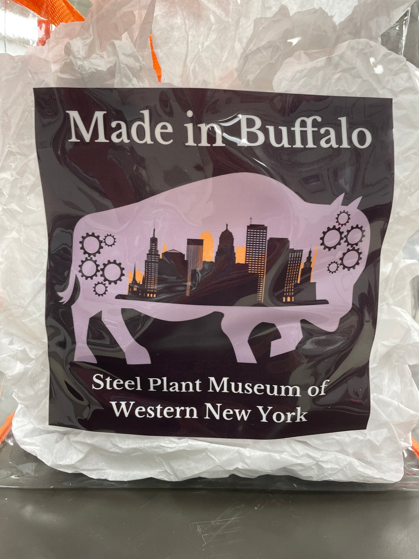 Steel Plant Museum "Made In Buffalo" Clear Plastic Stadium Bag